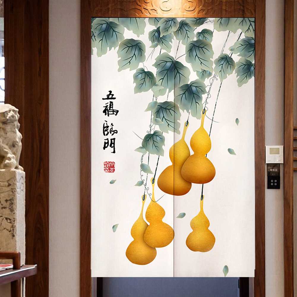 Noren Curtain Doorway - Chinesische Glück Symbol Tür Vorhang Noren