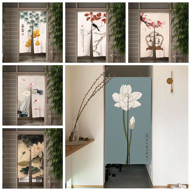 Noren Curtain Doorway - Japanische noren tür chinesische traditionelle malerei