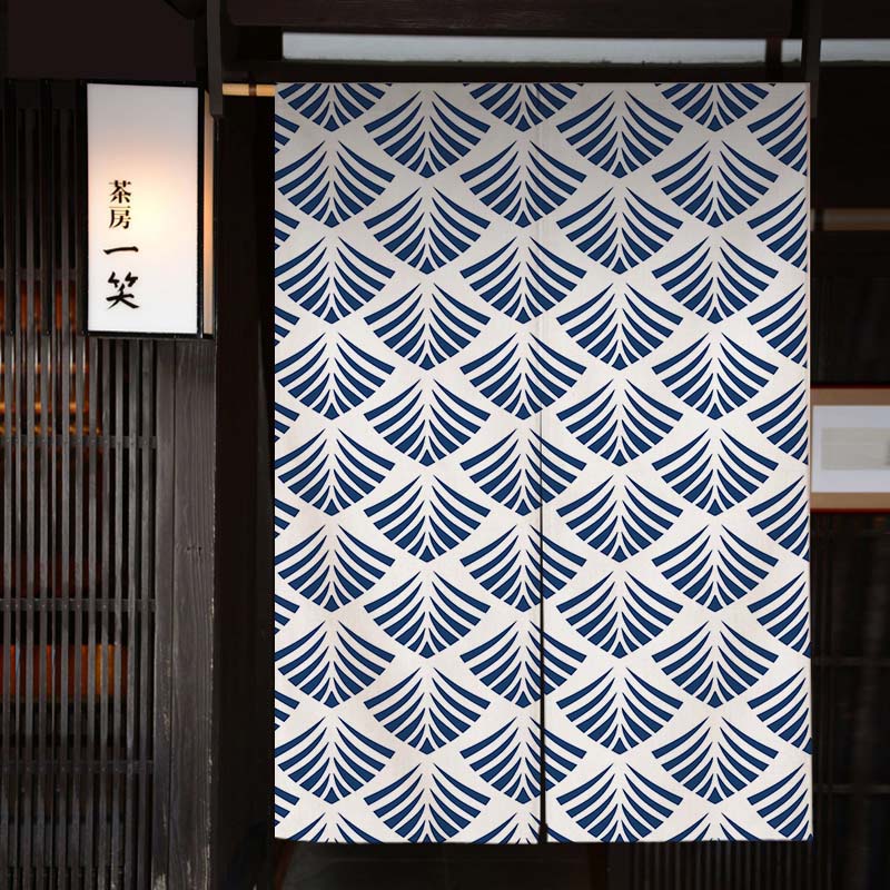 Wellen Textur japanische Noren – Noren Curtain Doorway Bewertung und Preis
