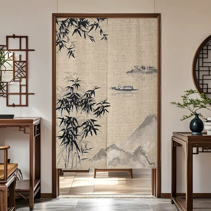VIKAMA Ink Bamboo Noren Türvor – Noren Curtain Doorway Bewertung und Preis