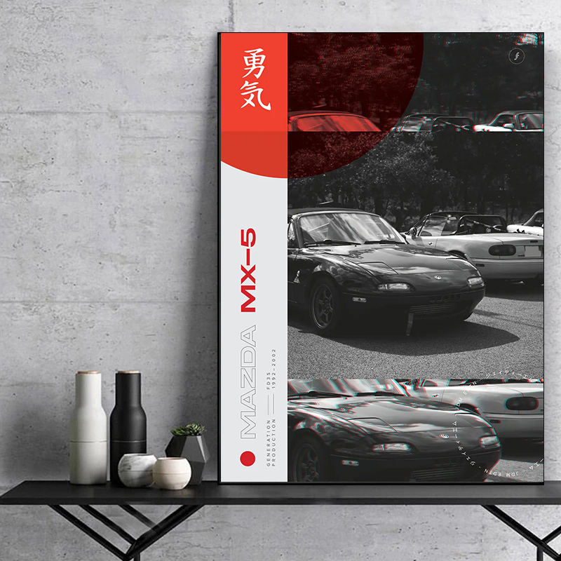 Japanisches Schwarz-Weiß-Autof – Japanese Car Lifestyle Bewertung und Preis