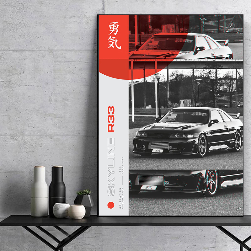 Japanisches Schwarz-Weiß-Autof – Japanese Car Lifestyle Bewertung und Preis